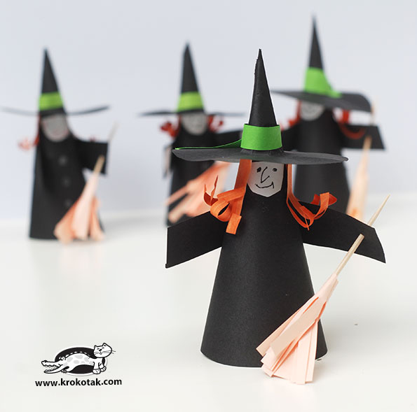 Paper Cone Witches
