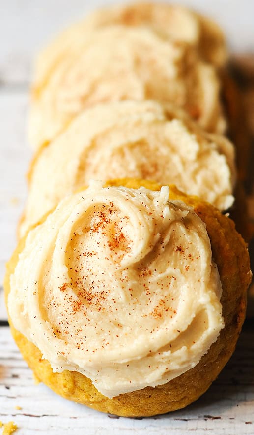 Frosted Pumpkin Cookies