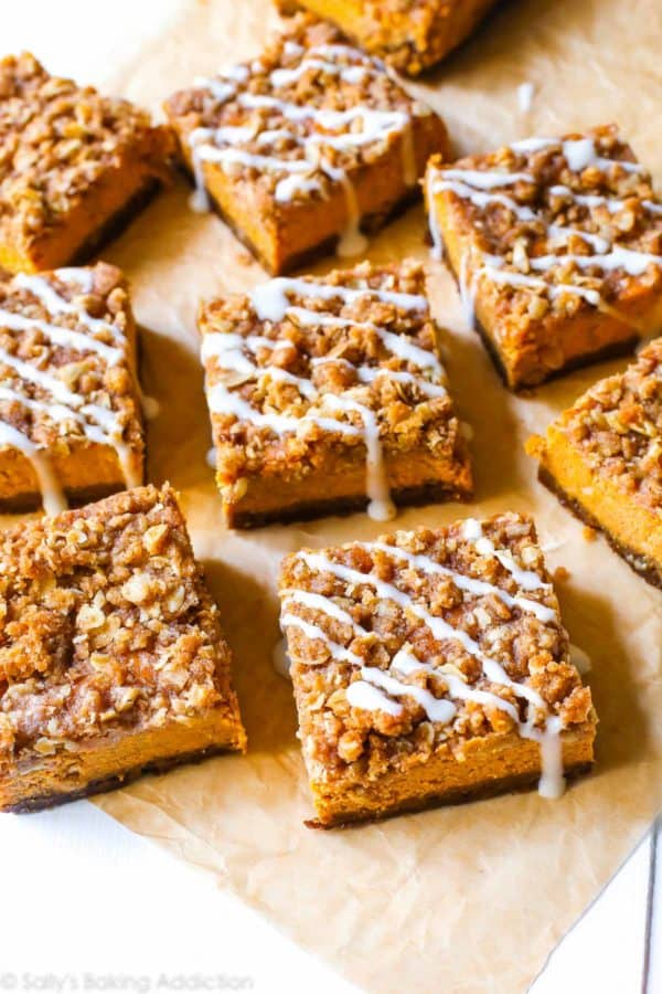 Pumpkin Streusel Bars